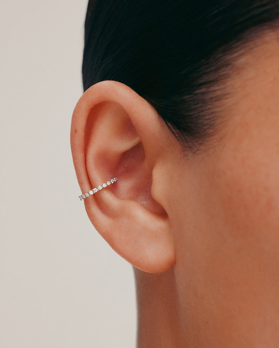 Demi Diamond Conch Hoop – SARAH SEBASTIAN