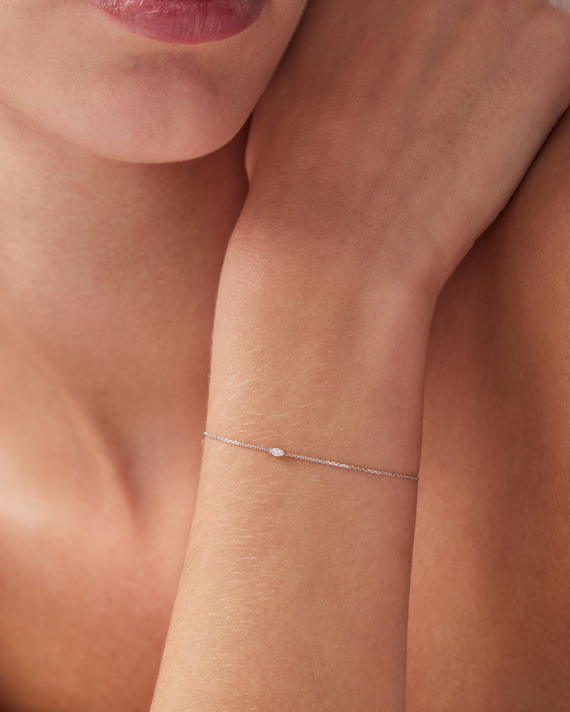 Marquise Diamond Soldered Chain by Sarah & Sebastian