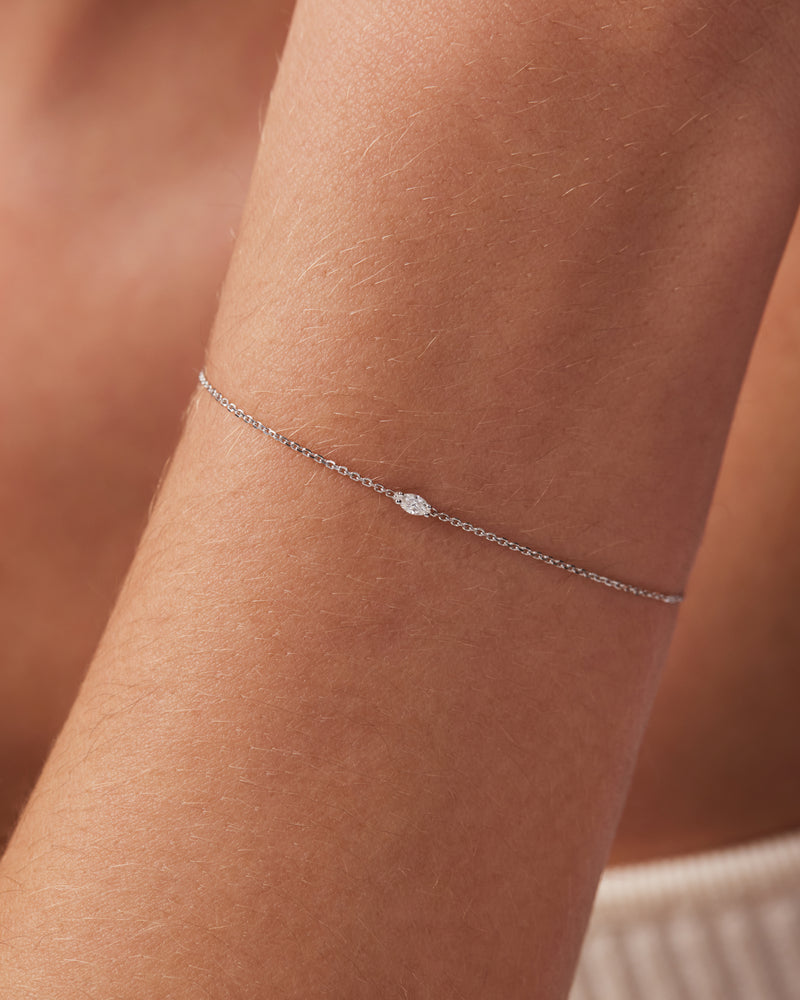 Marquise Diamond Soldered Chain by Sarah & Sebastian