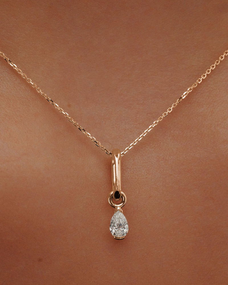 Petite Diamond Carabiner Charm