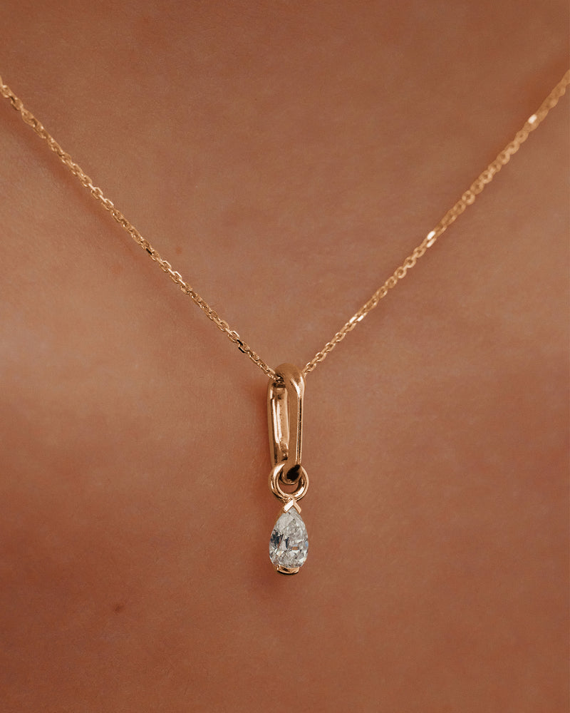 Petite Diamond Carabiner Charm