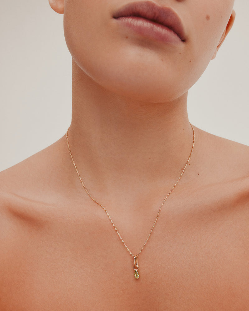 Petite Peridot Carabiner Charm