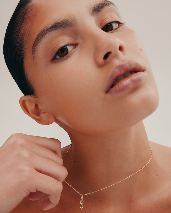 Petite Peridot Carabiner Charm