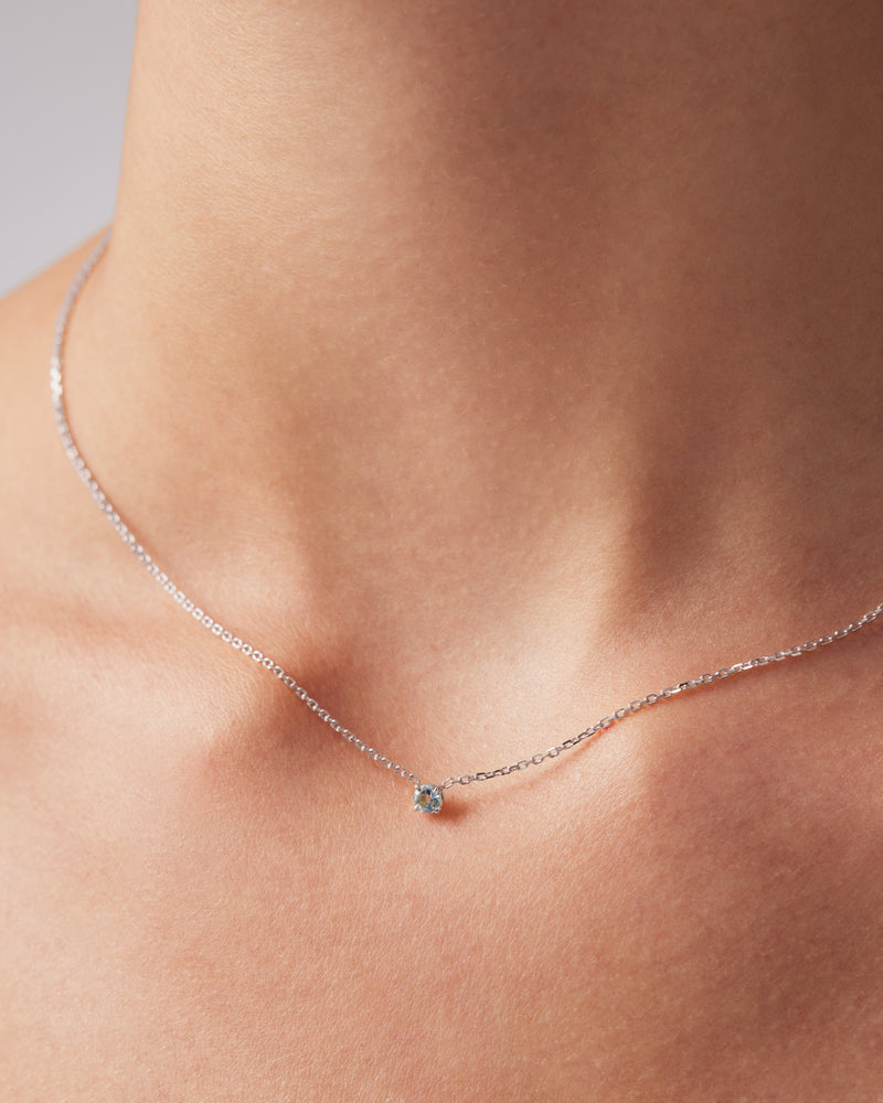The Aquamarine Birthstone Necklace