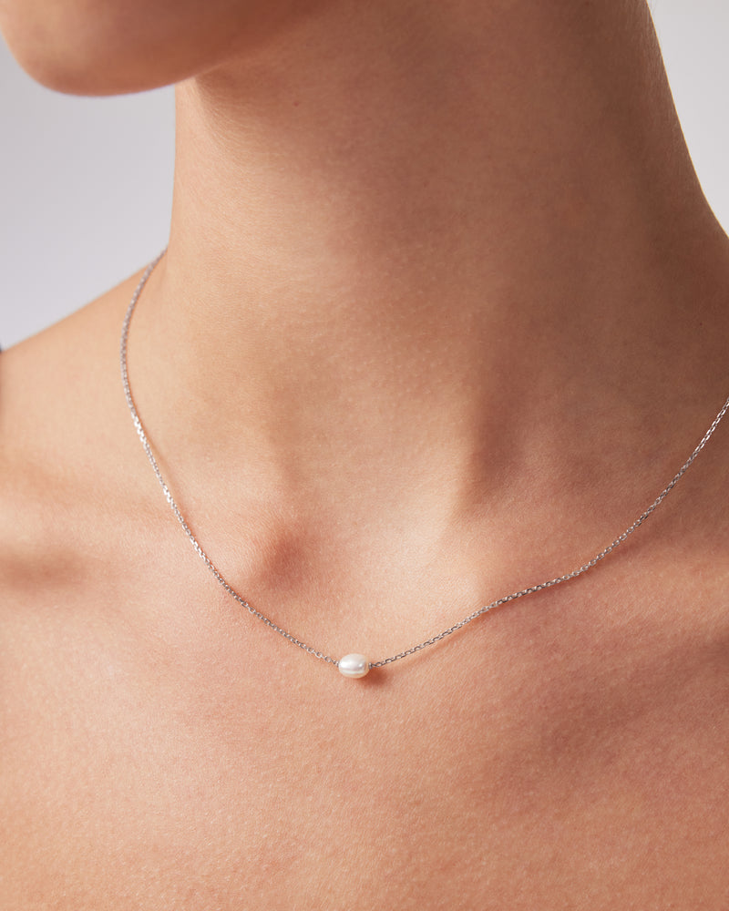 The Pearl Birthstone Necklace – SARAH SEBASTIAN