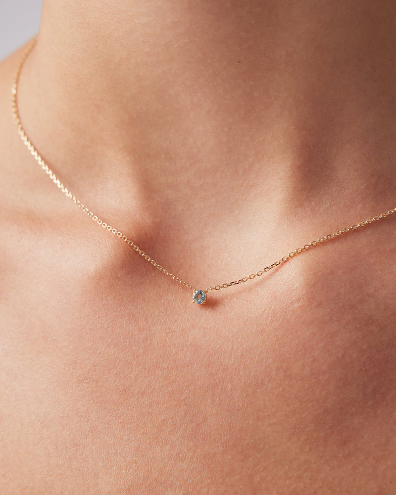 The Aquamarine Birthstone Necklace