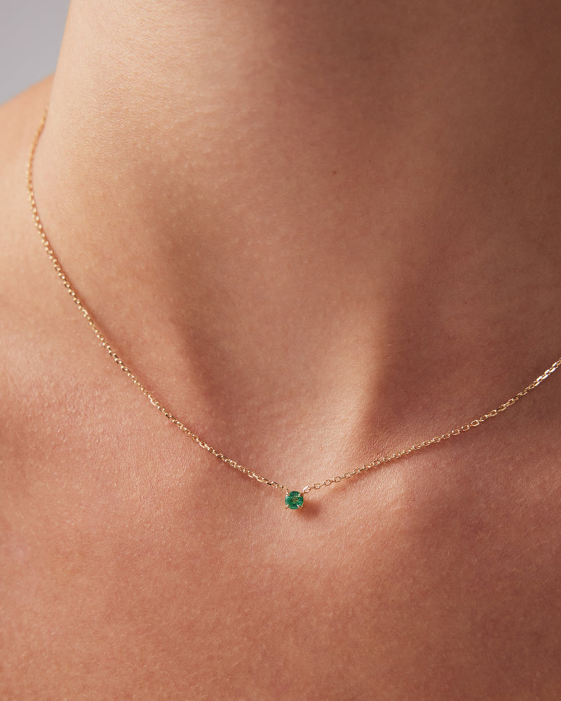 The Emerald Birthstone Necklace