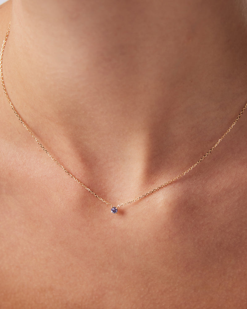 The Tanzanite Birthstone Necklace