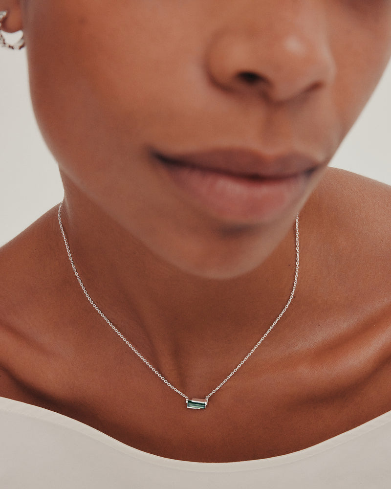 Tourmaline Pillar Necklace