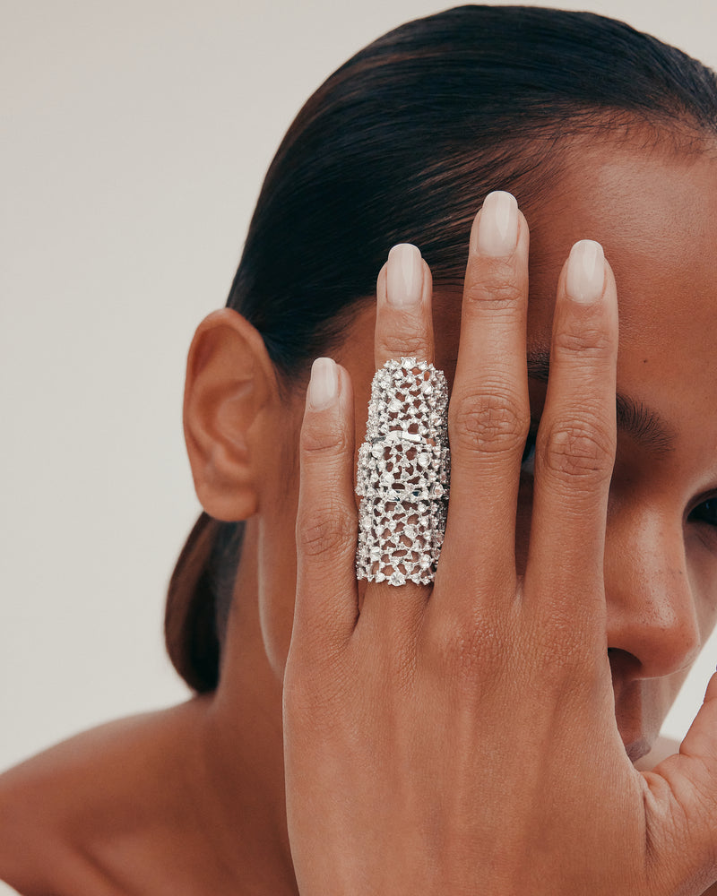 Urchin Lace Armour Ring