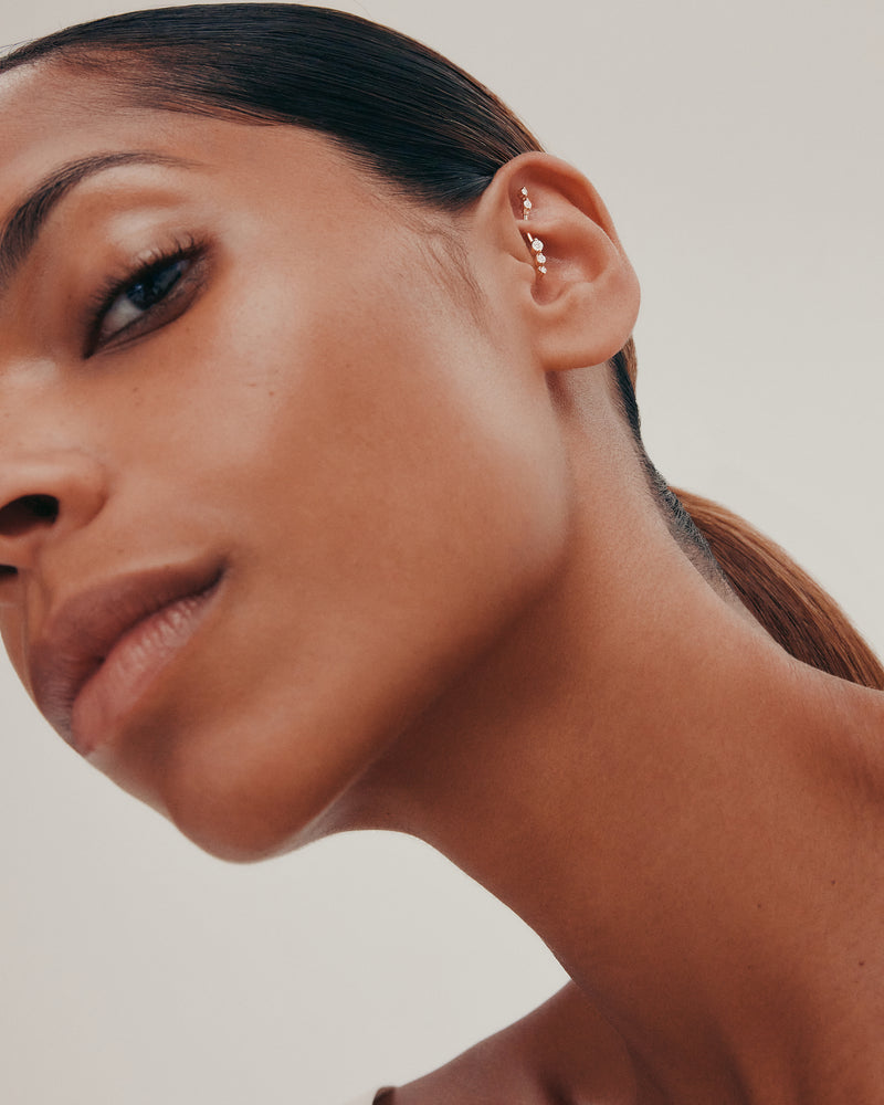 Urchin Rook Threadless Earring