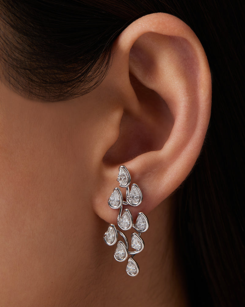 Diamond Corridor Earrings by Sarah & Sebastian