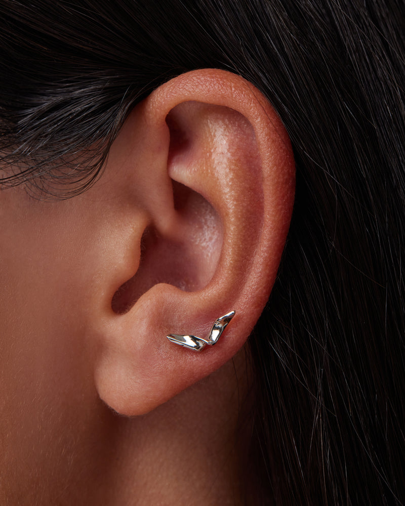 Fine Kelp Cartilage Earring by Sarah & Sebastian
