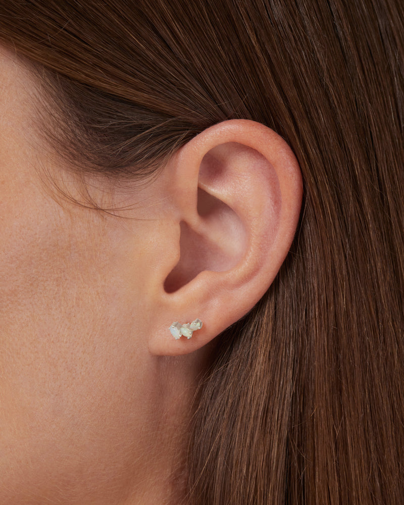 Opal Overlay Earring