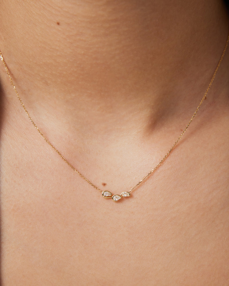 Petite Diamond Corridor Necklace by Sarah & Sebastian