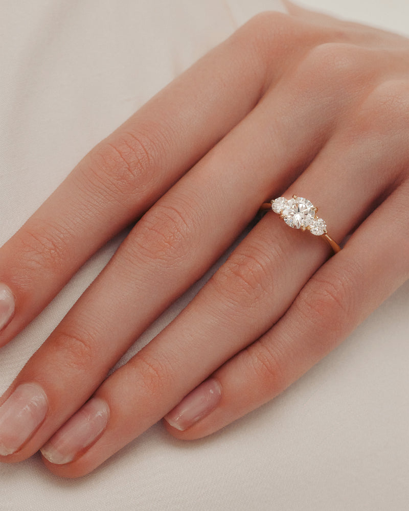 Trilogy Round Engagement Ring