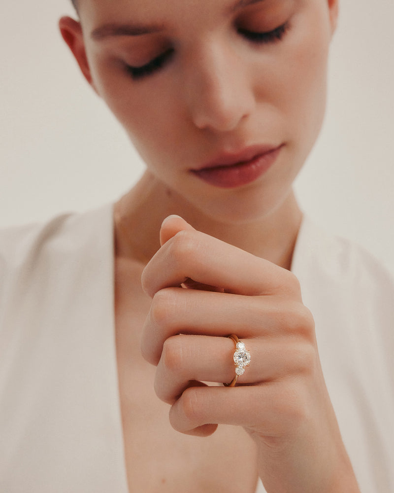 Trilogy Round Engagement Ring