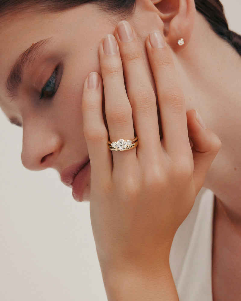 Trilogy Round Engagement Ring