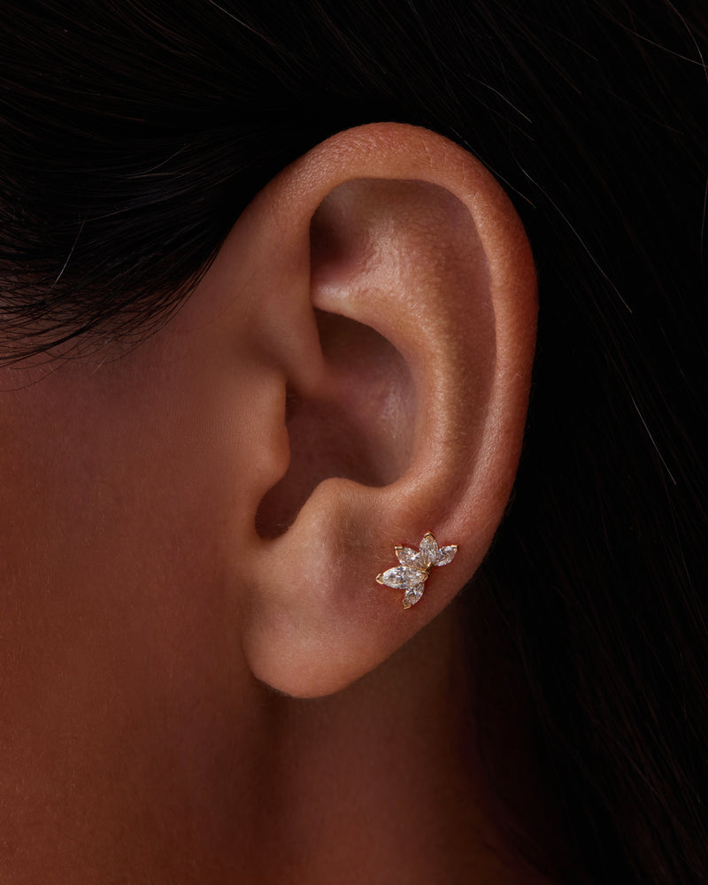 Waratah Cartilage Earring by Sarah & Sebastian