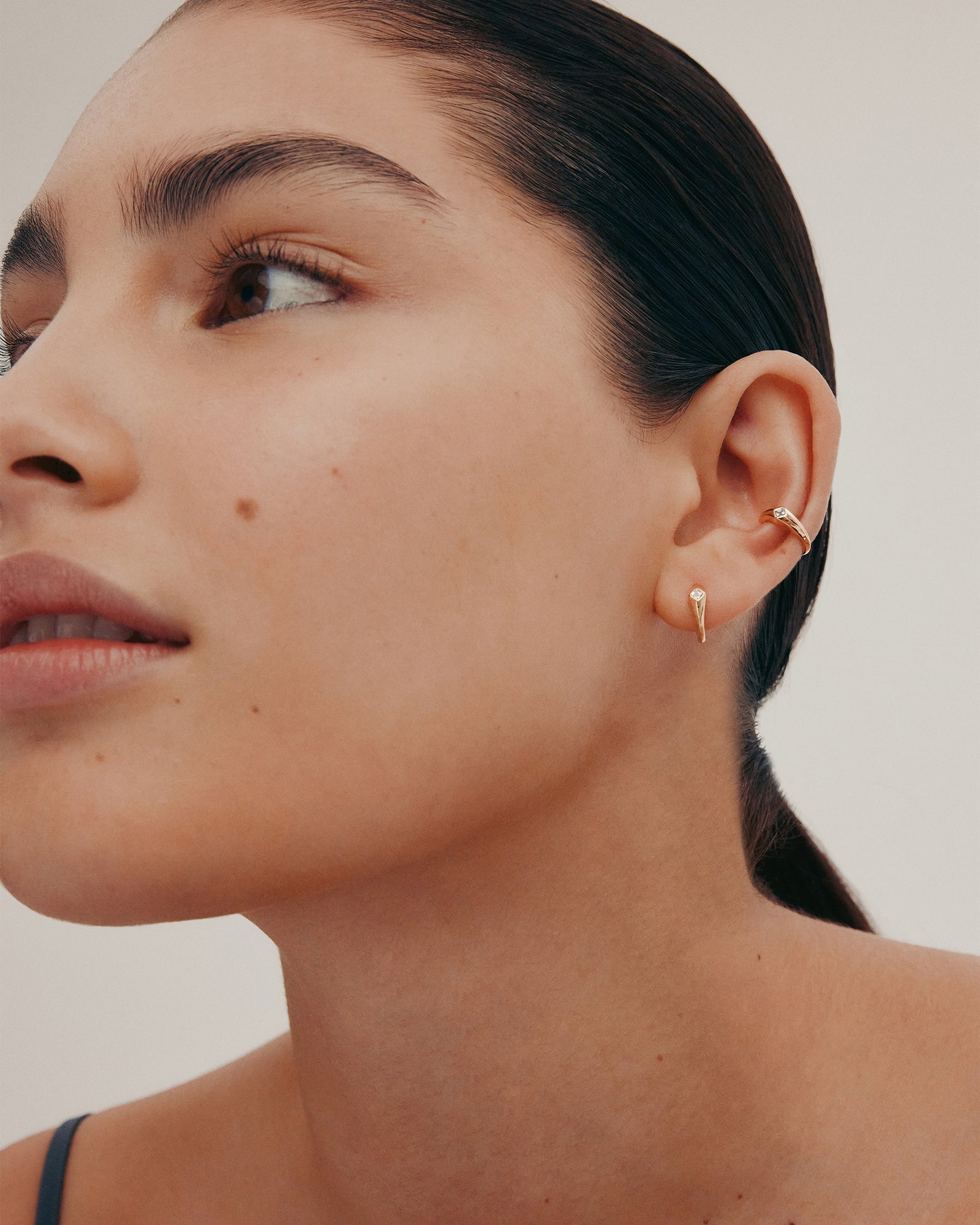 Zenith Hoops | Solid 18k Yellow Gold | Sarah & Sebastian – SARAH