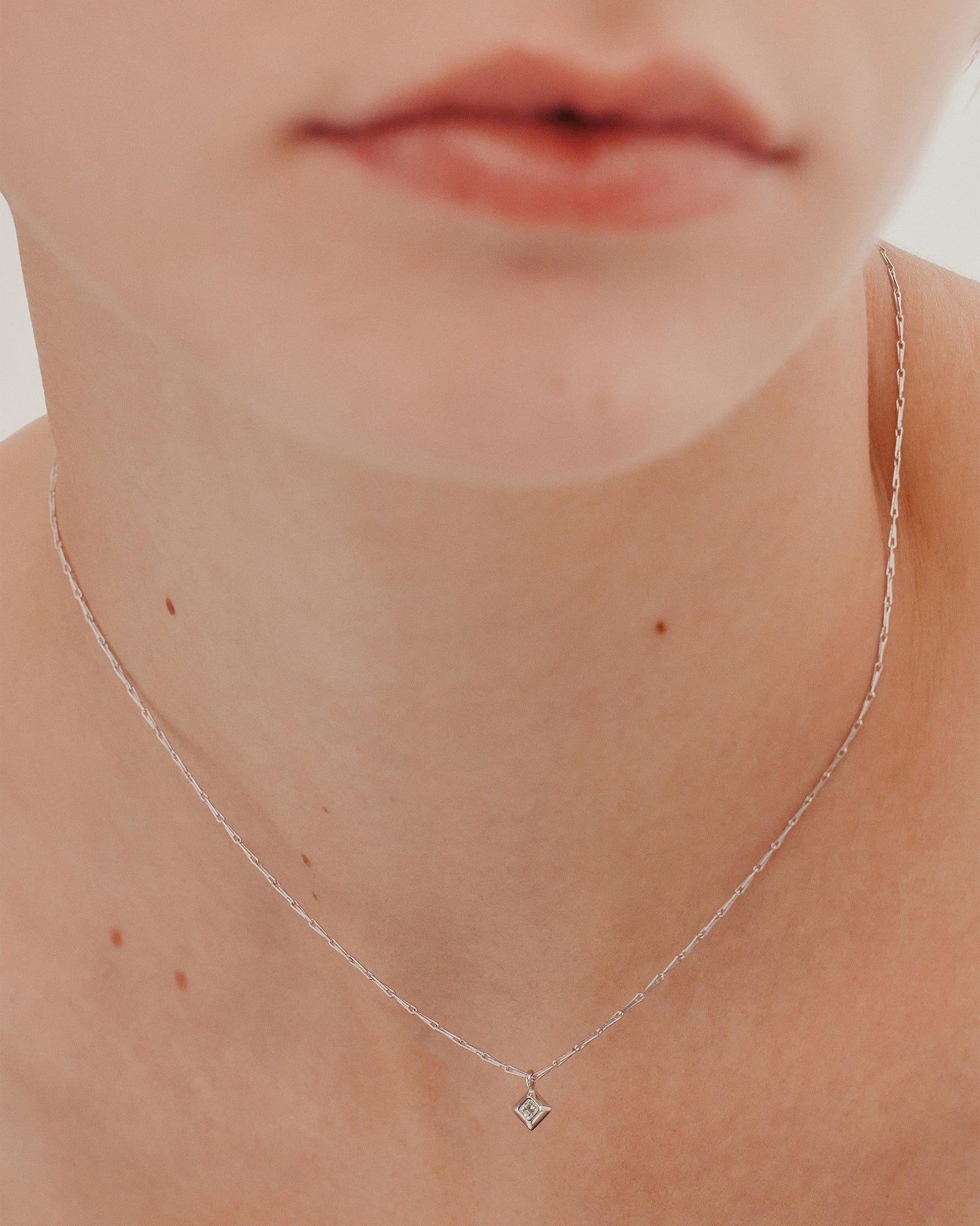 PRY GROUND シュウト001-GRADATION-NECKLACE Vtg GA01 925 Sterling Dried Flowers Lucite Cross Pendant 1.5 アクセサリー