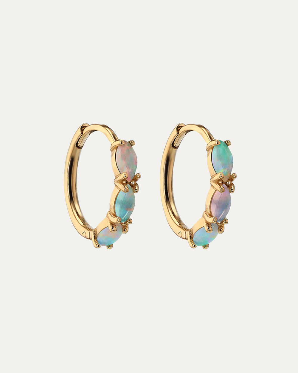 Nymph Opal Hoops