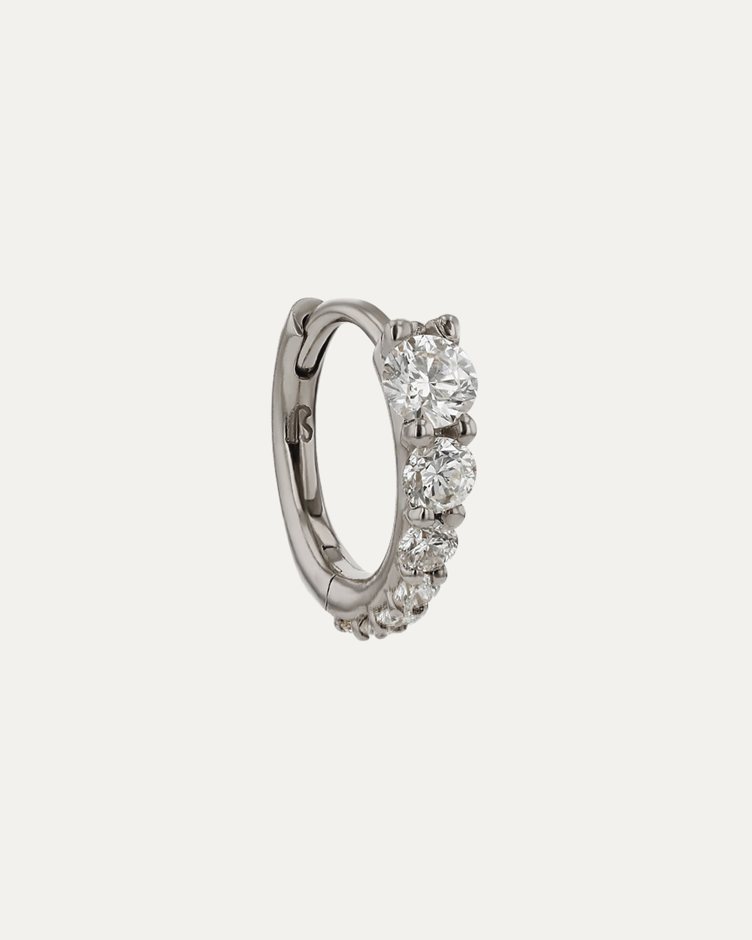 Ouroboros Diamond Hoops – SARAH & SEBASTIAN