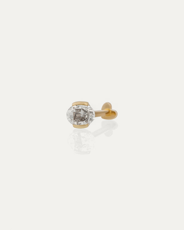 Oval Suspense Cartilage Earring