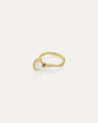 Overtone Diamond Ring