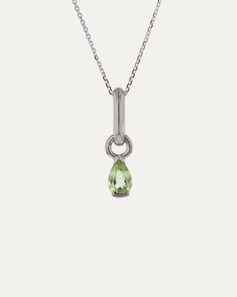 Petite Peridot Carabiner Charm