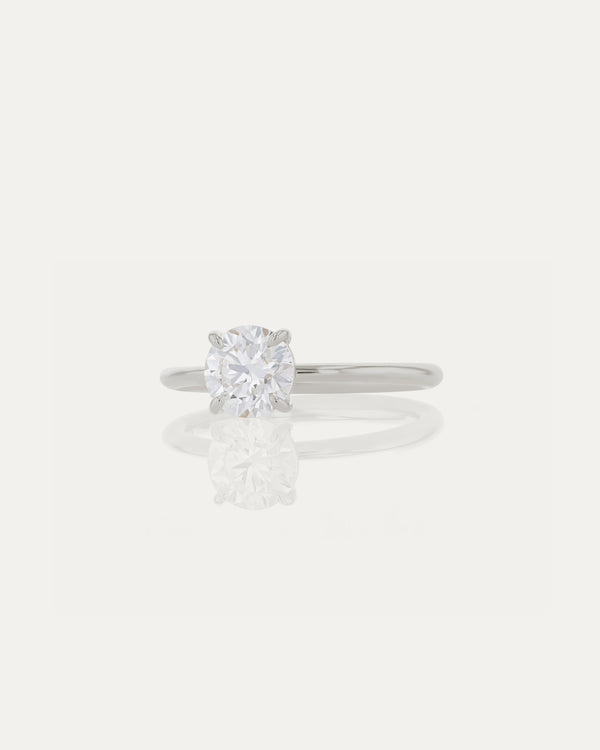 Round Engagement Ring by Sarah & Sebastian