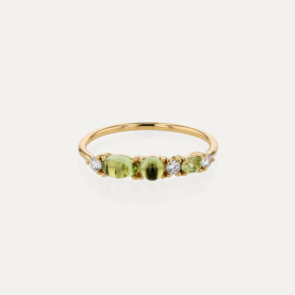 Sand Peridot Ring Yellow Gold Sarah Sebastian – SARAH SEBASTIAN
