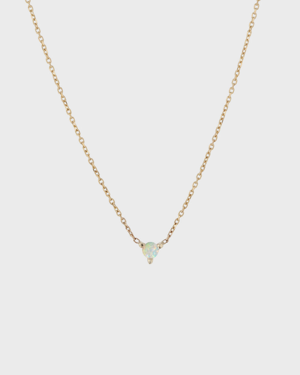 The Petite Opal Birthstone Necklace by Sarah & Sebastian