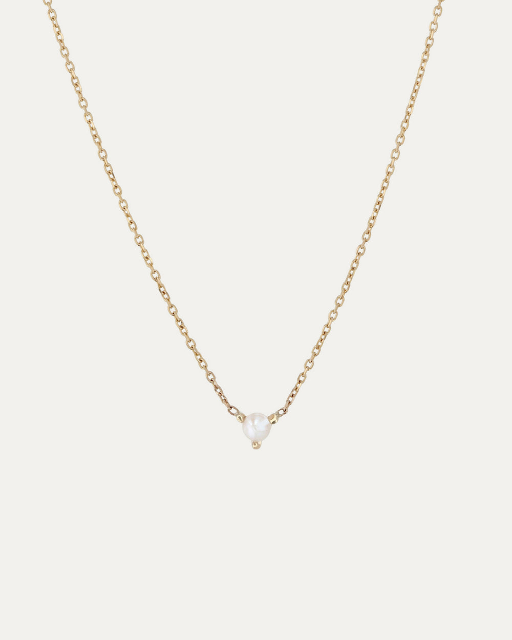 The Petite Pearl Birthstone Necklace