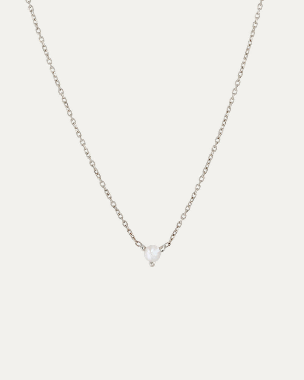 The Petite Pearl Birthstone Necklace