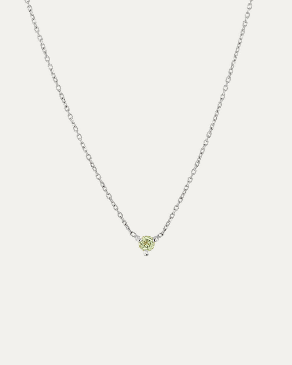 The Petite Peridot Birthstone Necklace