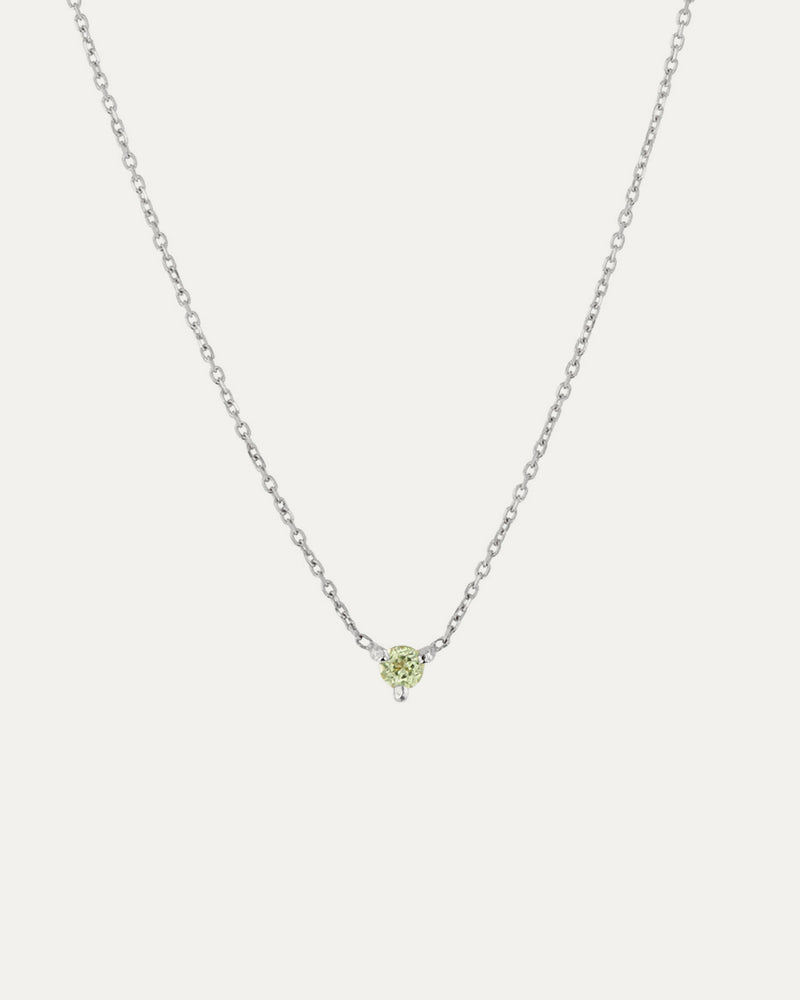 The Petite Peridot Birthstone Necklace