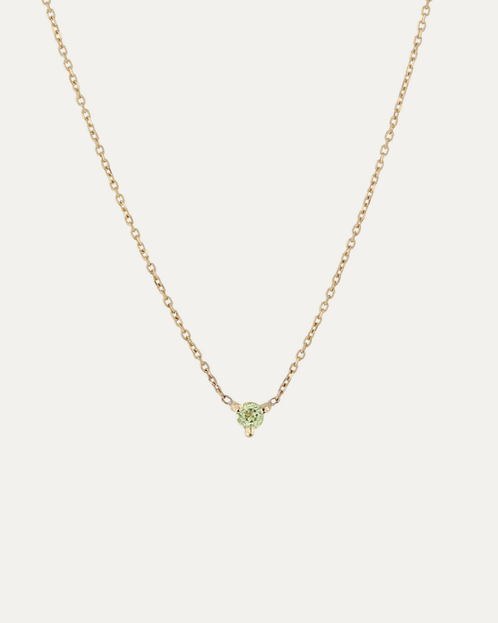The Petite Peridot Birthstone Necklace