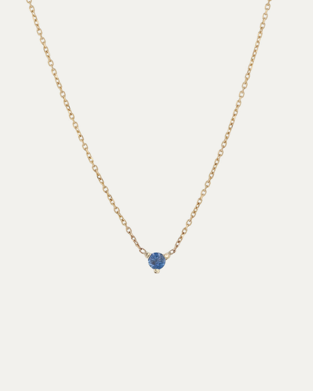The Petite Sapphire Birthstone Necklace