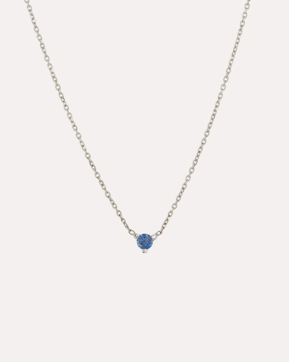The Petite Sapphire Birthstone Necklace