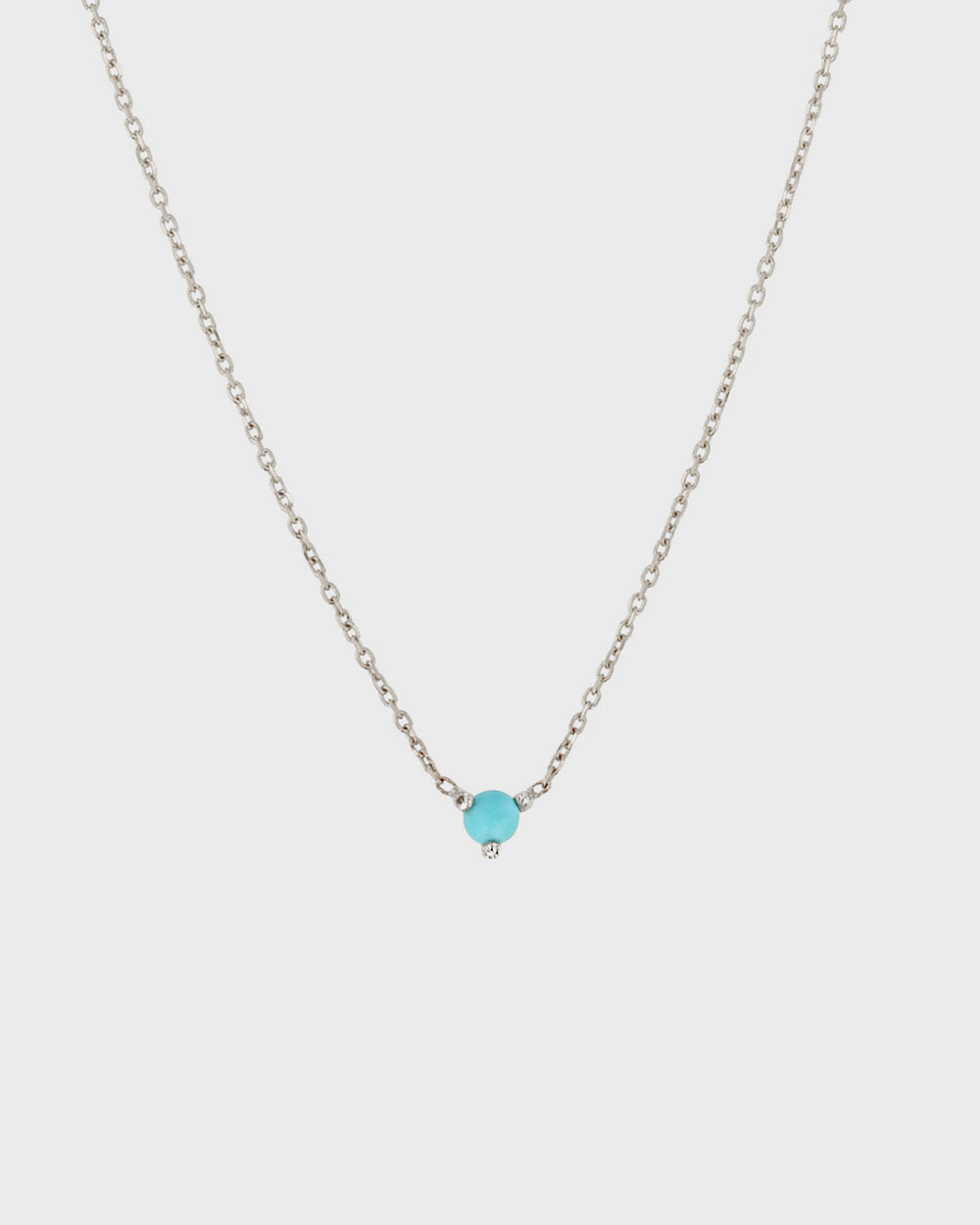 The Petite Turquoise Birthstone Necklace