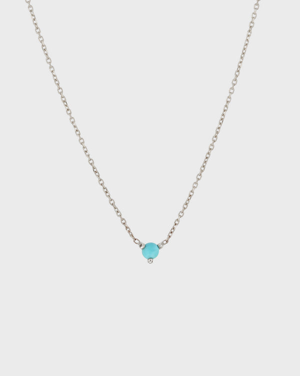 The Petite Turquoise Birthstone Necklace