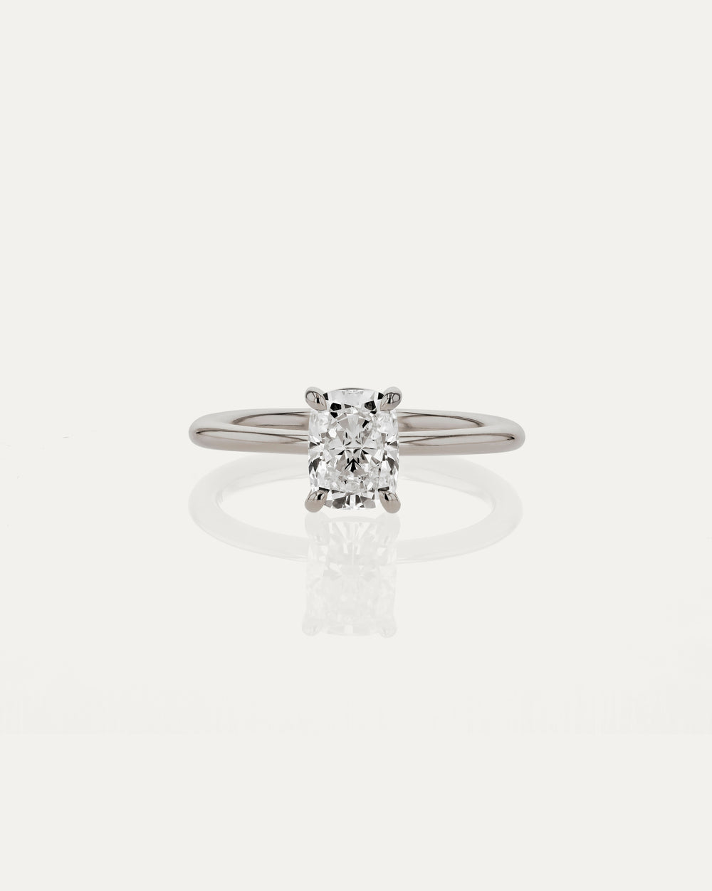 Cushion 1.05ct Engagement Ring