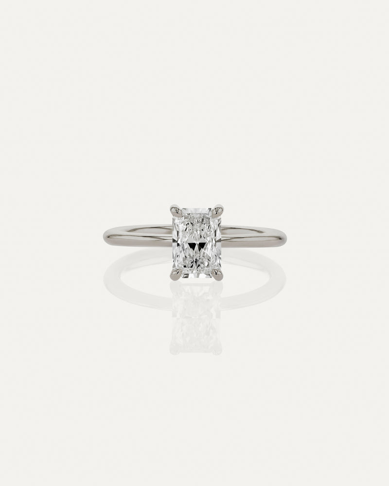 Radiant Engagement Ring