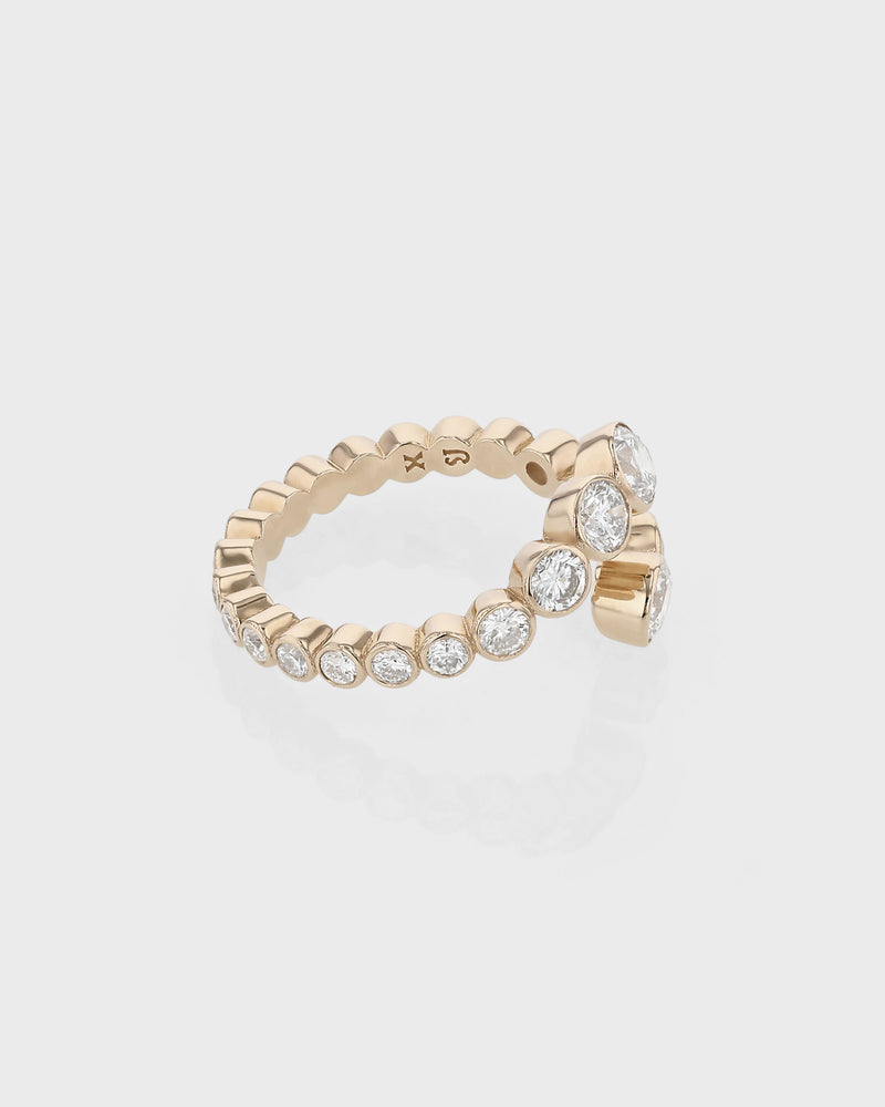 Calyx Diamond Ring Gold | Sarah & Sebastian