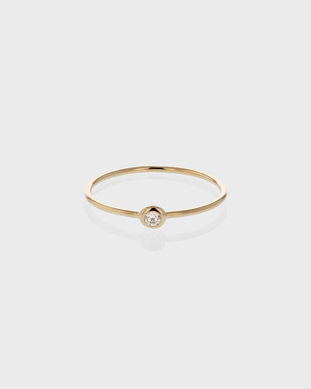 Diamond Lunette Ring Gold | Sarah & Sebastian