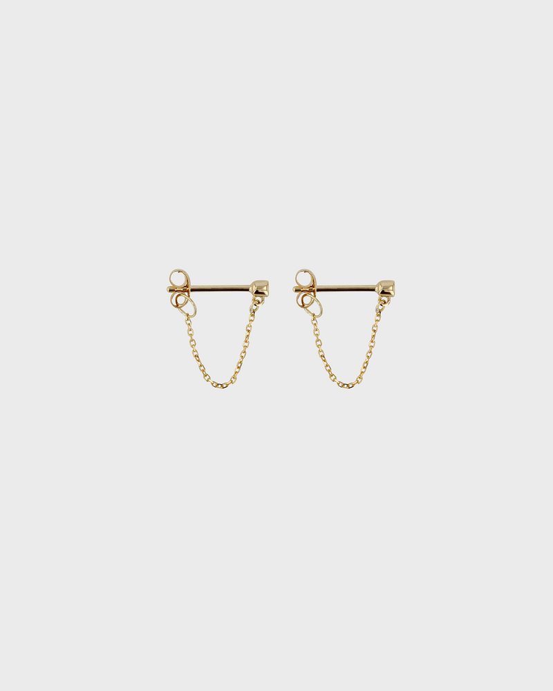 Diamond Molly Earrings Gold | Sarah & Sebastian