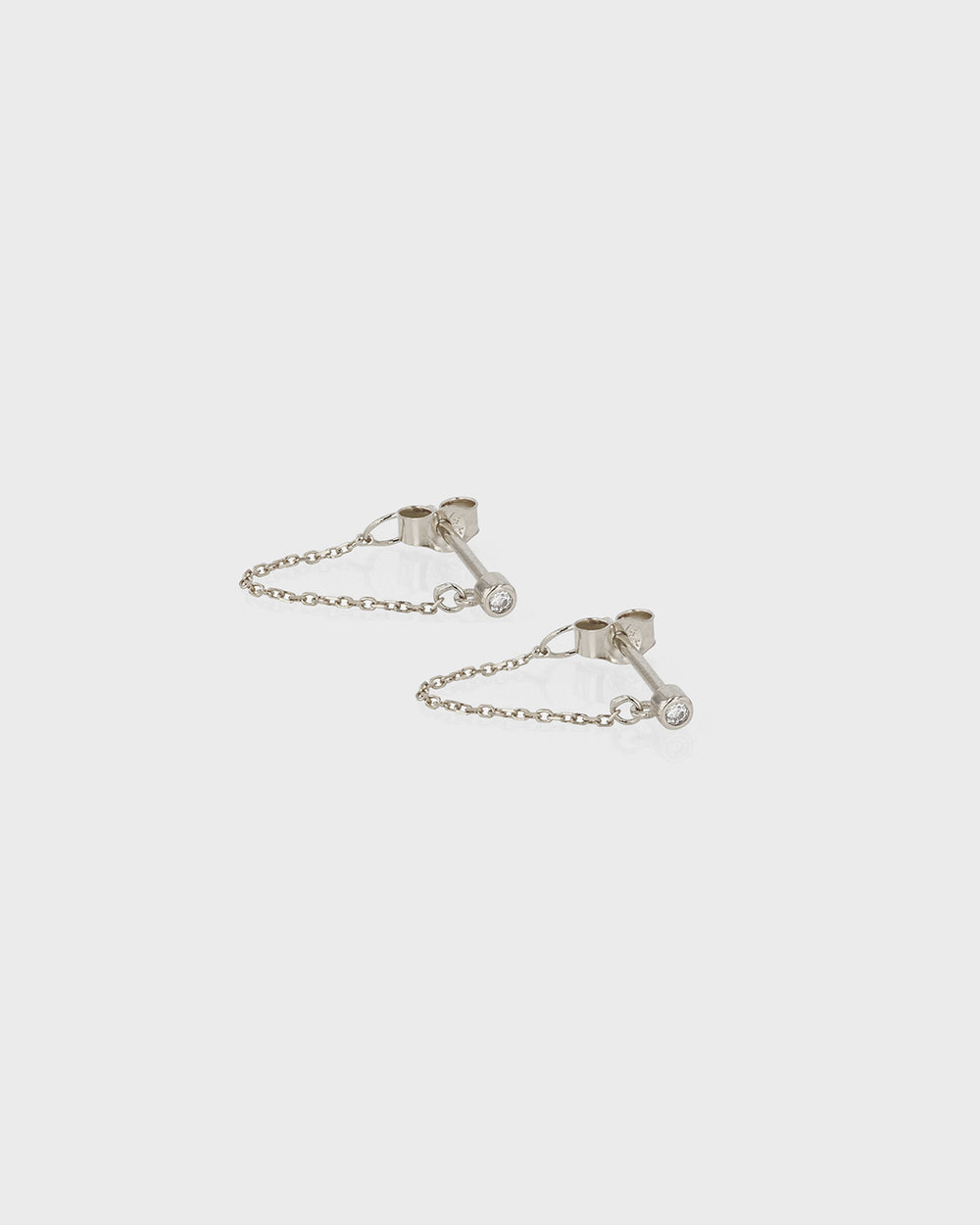Diamond Molly Earrings Silver | Sarah & Sebastian
