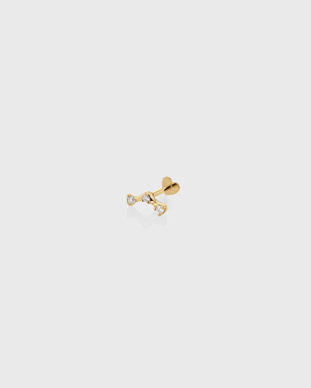 Exo Diamond Cartilage Earring Gold | Sarah & Sebastian