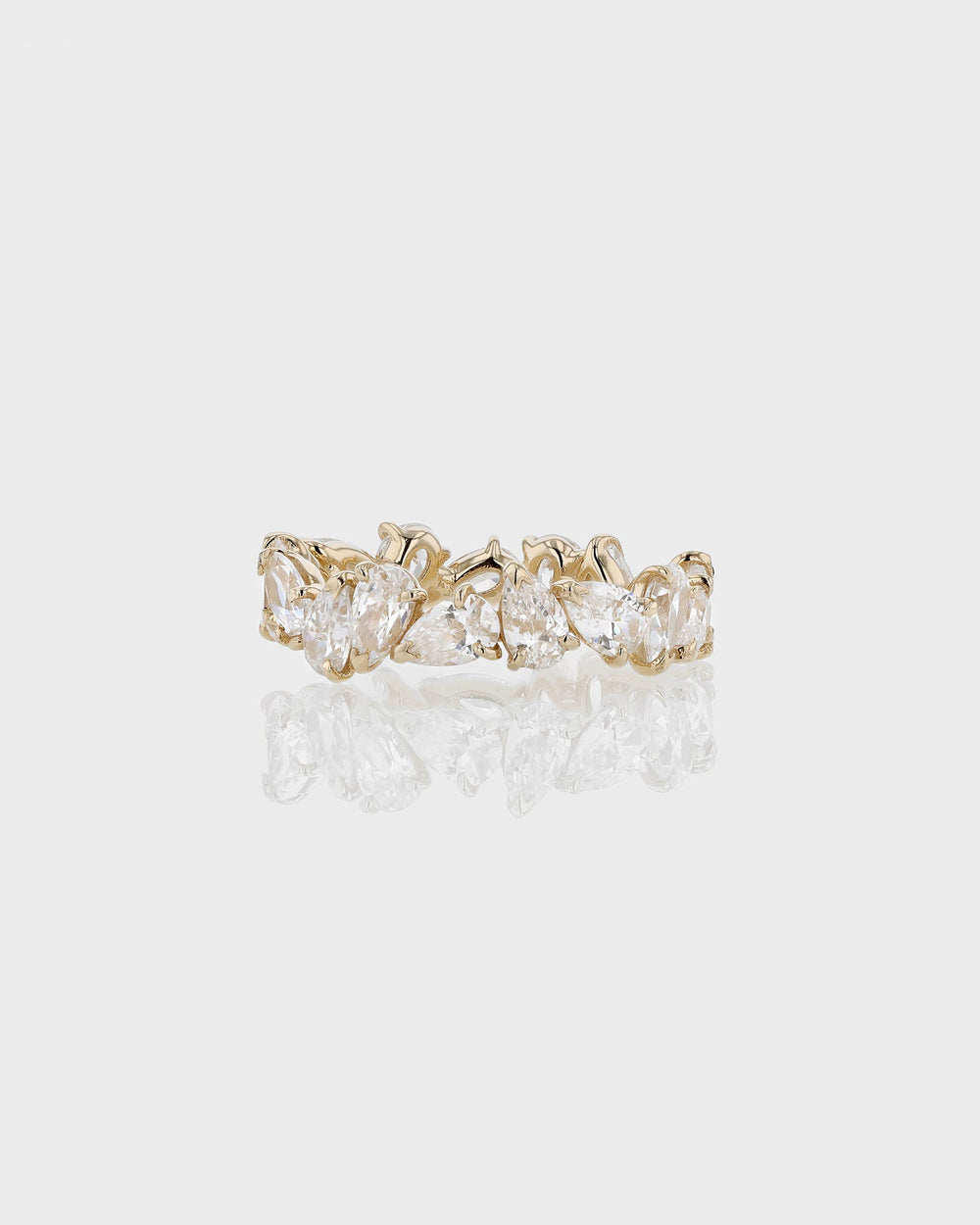 Endless Pear Diamond Ring Gold | Sarah & Sebastian